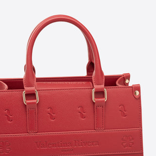  (Pre-order) Mini Tote Bag Rosso Carlotta+ (Porta Carte Di Credito Regalo)