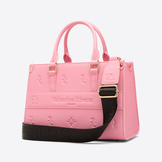 (Pre-order) Mini Tote Bag Rosa Carlotta+ (Porta Carte Di Credito Regalo)