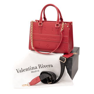 (Pre-order) Red Mini Tote Bag Carlotta +(Card Holder Gift)