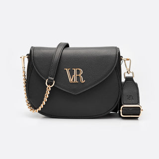 Sac à Bandoulière Noir Valentina