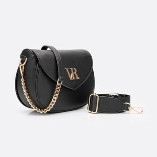 Sac à Bandoulière Noir Valentina