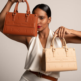 Carlotta Beige Camel - Mini Tote Bag