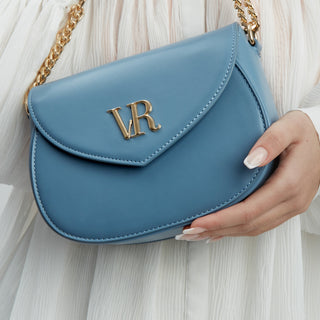 Valentina R. Blue Crossbody Bag